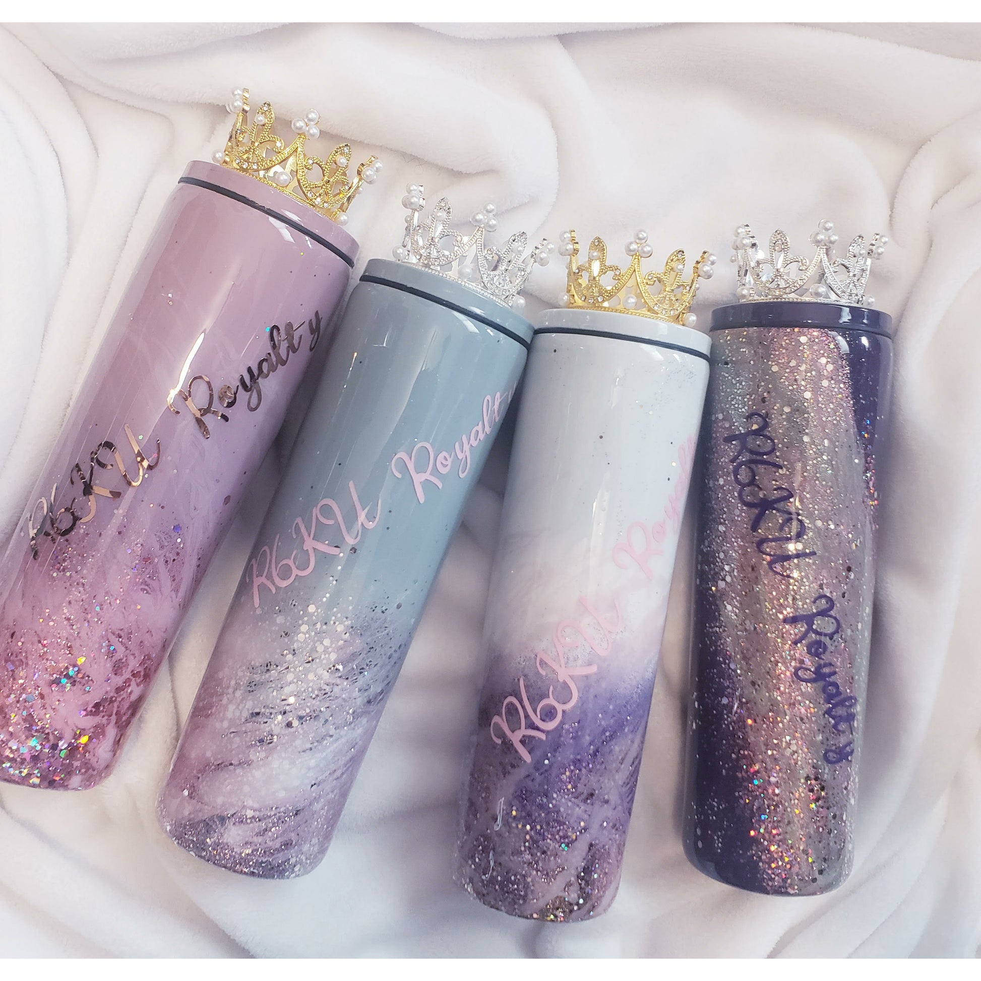 Glitter Tumblers DIY, Designer Tumblers, Open Zipper Tumblers